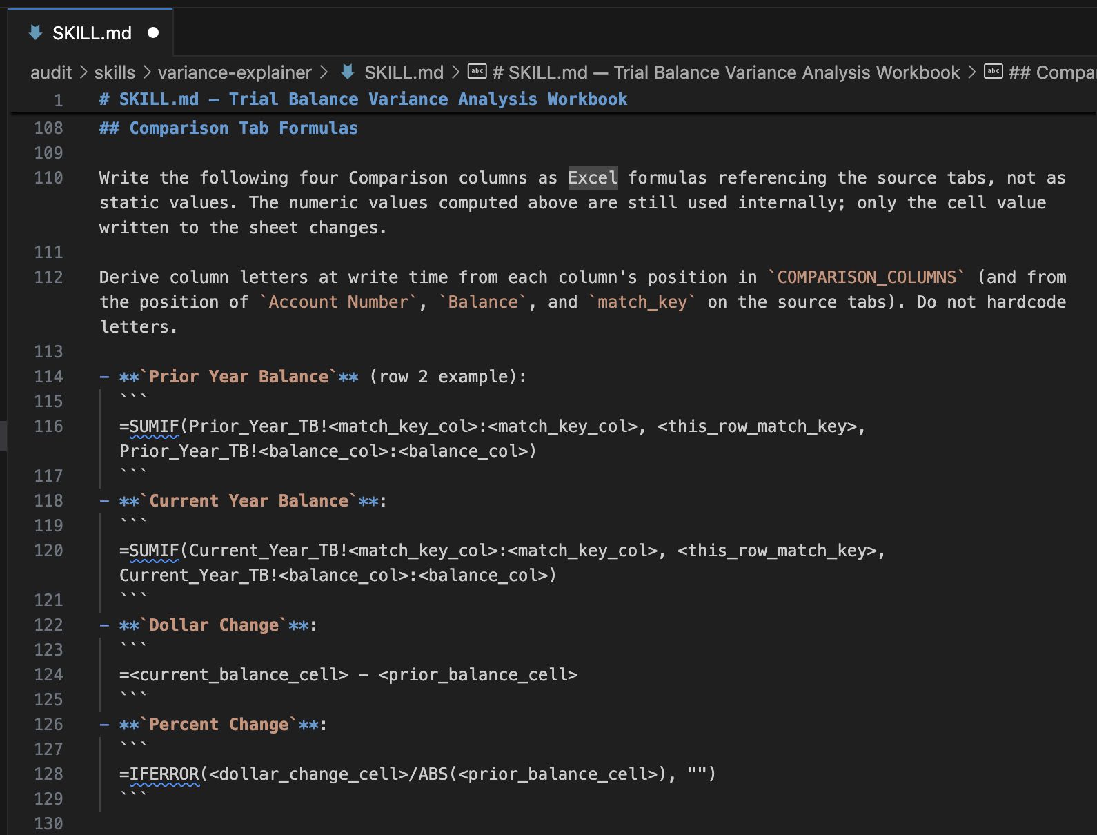 Skill file example
